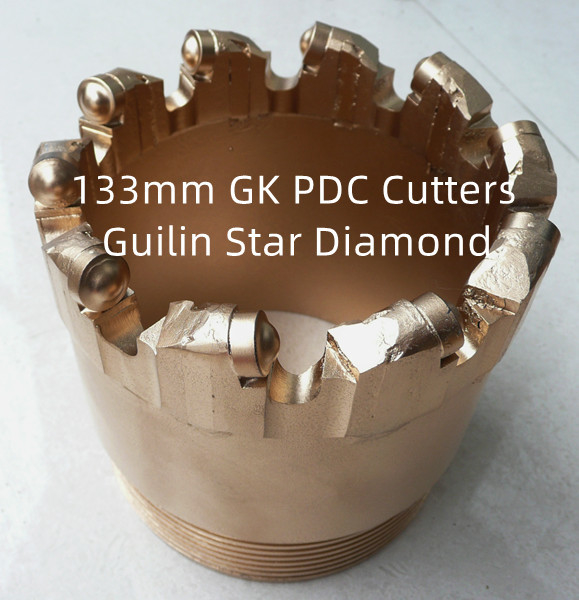 De duurzame PDC-Beetjes van de Kernboor 133mm Diameter voor Oppervlaktewater die goed boren